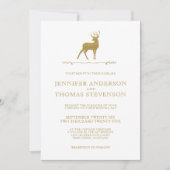 OR CHIC| INVITATIONS RUSTIQUES SUR LE MARIAGE DE C (Devant)