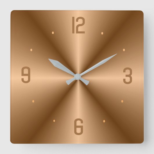 Or classique avec grand nombre> Horloges minimalis (Recto)