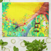 or coeur mural serviette (Plié)