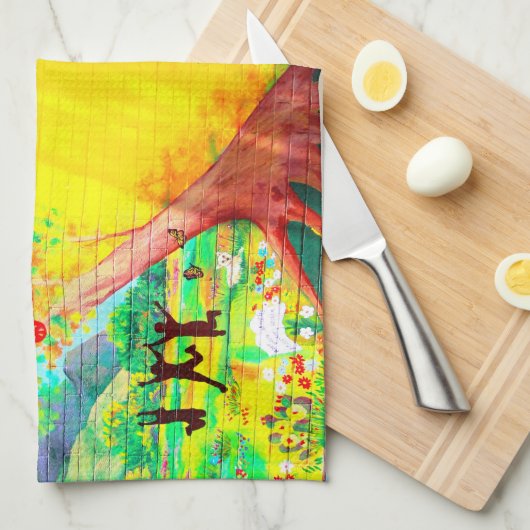 or coeur mural serviette (Quart Plié)