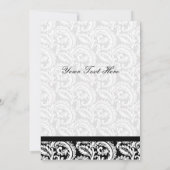 or damask Business Thank you Cartes (Dos)