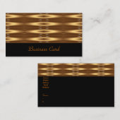 Or de bronze carte de visite (Devant / Derrière)