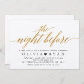 Or de Faux la nuit avant invitation (Devant / Derrière)