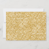 Or de rose de carte de remerciements (Dos)