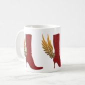 Or de rouge de tasse de café de botte d'aile (Devant gauche)