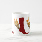 Or de rouge de tasse de café de botte d'aile (Centre)