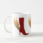 Or de rouge de tasse de café de botte d'aile (Gauche)