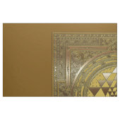 Or de Sri Yantra - tissu (Fat Quarter)