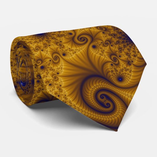 Or de vallée d'éléphant de cravate de fractale (Roulé)