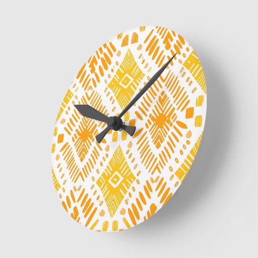 Or diamant - Horloge murale (Angle)