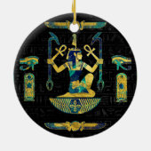 Or égyptien et ornement de marbre bleu (Dos)