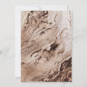 Or élégant des invitations | de Mitzvah de barre (Dos)