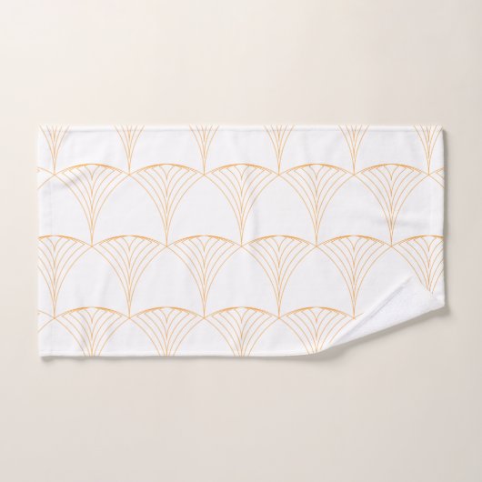 Or, élégant et luxueux motif traditionnel (Serviette à main)