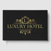 Or élégant | Livre d'or de l'hôtel de luxe (Recto)