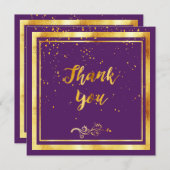 Or élégant merci  (Devant / Derrière)