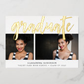 Or esquissé | Deux Faire-part d'obtention d'un dip (Recto)