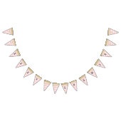 Or et bannière rose de baby shower (Tout)