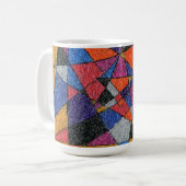 "Or et bijoux" Abstract Design Mug (Devant gauche)