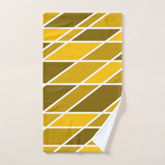 Or et blanc (Serviette à main)