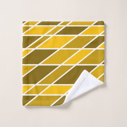 Or et blanc (Gant de toilette)