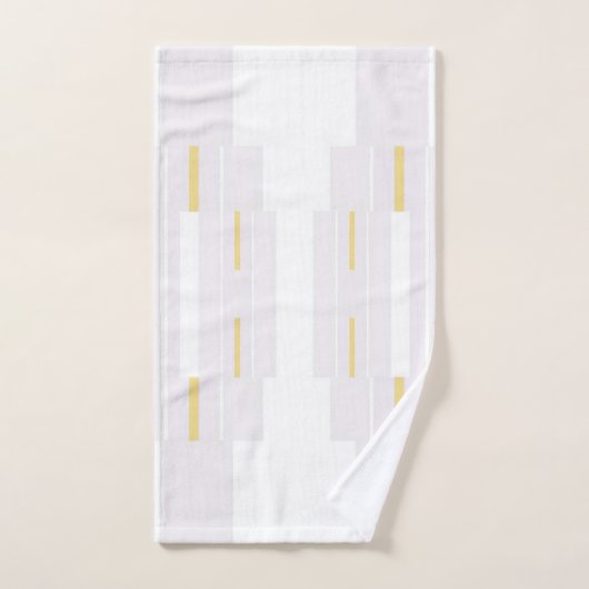 Or et blanc (Serviette à main)