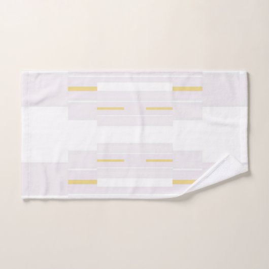 Or et blanc (Serviette à main)