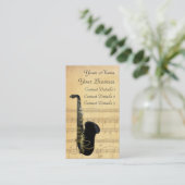 Or et carte noire d'industrie musicale de feuille (Debout devant)