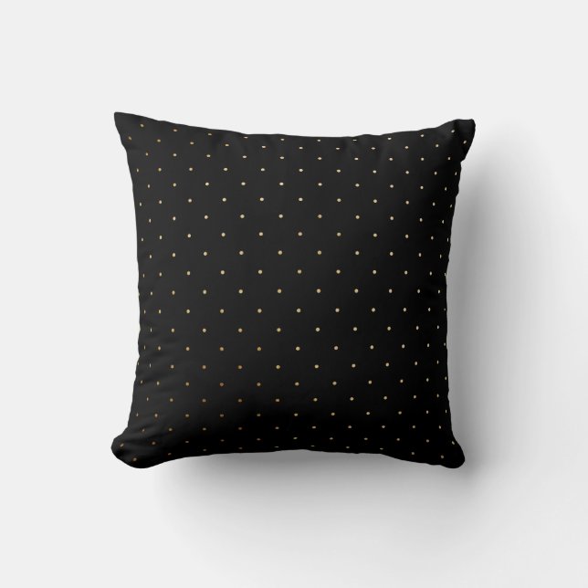 Or et coussin noir de point de polka (Recto)