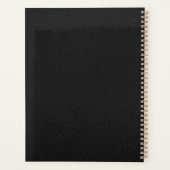 or et fleurs blanches mariage noir  (Dos)