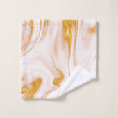Or Et Marbre blanc Potés (Gant de toilette)