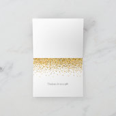 Or et Merci fascinant de points de confettis de (Intérieur)