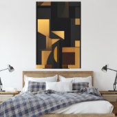 Or et ombre : La Danse des Formes Impression en to (Insitu(Chambre))