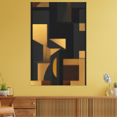 Or et ombre : La Danse des Formes Impression en to (Insitu(Salon))