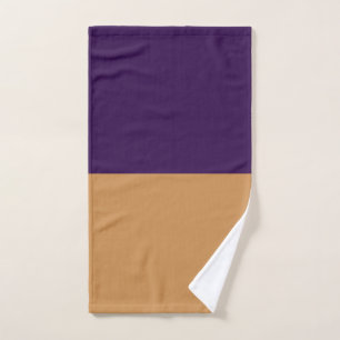 Or et rayure violet royal