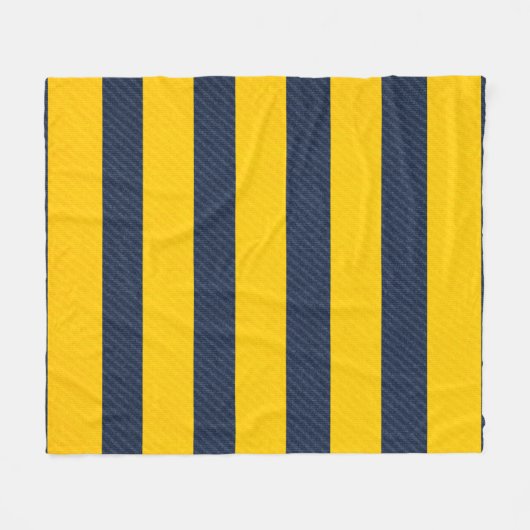 Or et rayures bleues et couverture de diagonales (Devant (Horizontal))