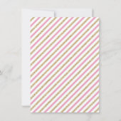 Or et rose | Fille Fête moderne Merci note (Dos)