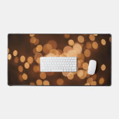 Or flou bokeh cinématique chaud (Clavier et souris)