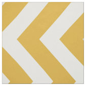 Or foncé et tissu blanc de rayure de Chevron (Échantillon)