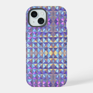 Or Géométrique Iridescent Bleu et Violet 2