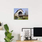 OR, Jackson County, McKee Covered Bridge Poster (Thuiskantoor)