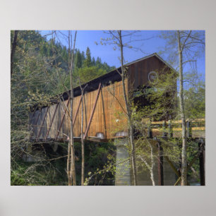 OR, Jackson County, McKee Overdekte Brug Poster