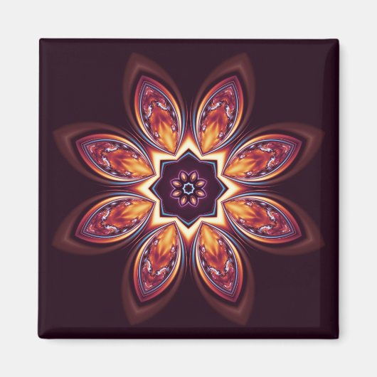 Or Lotus Magnet fractal (Devant)
