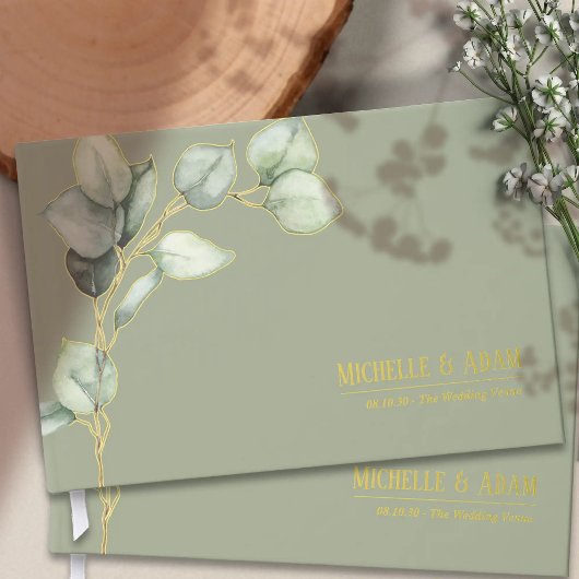 Or Mariage simple d'Eucalyptus
