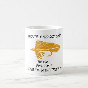 "Or Matuka - tasse faire liste de mouche de truite