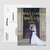 OR MERRY & MARIÉ | CARTE POSTALE PHOTO VACANCES (Devant / Derrière)