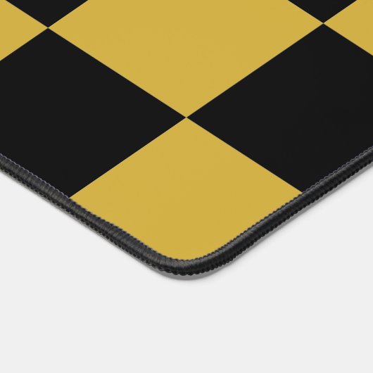 Or métallique avec Motif de style Carré noir (Coin)