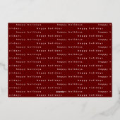 or moderne élégante vacances heureux (Verso)