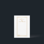 Or moderne et Mariage blanc<br><div class="desc">C'est Blank Elegant Gold et White Mariage Conseils et Souhaite Carte de visite. Cette carte présente un rectangle doré double bordure. Il est parfait comme des cartes mariages,  cartes de visite et plus. Cliquez sur le bouton customiser pour personnaliser le design.</div>