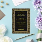 or Moderne Mariage Acrylique Invitations (Insitu (Mariage))