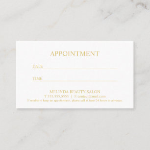 Or moderne professionnel et rendez-vous blanc